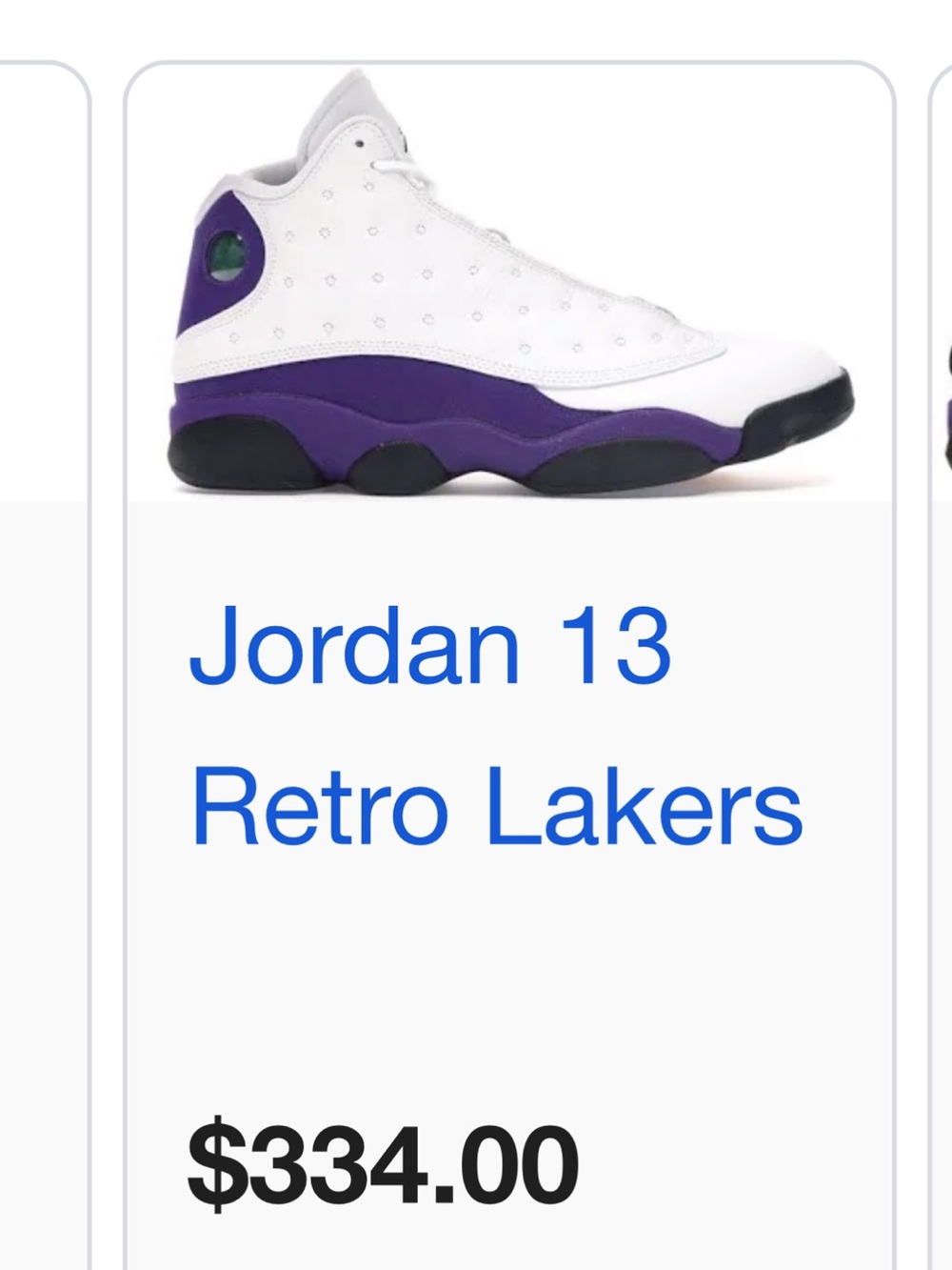 Air Jordan 13 Retro Men’s Shoes - White/Purple Size 13